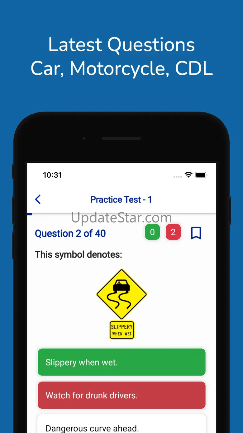 Ohio BMV Permit Practice Prep 9.0
