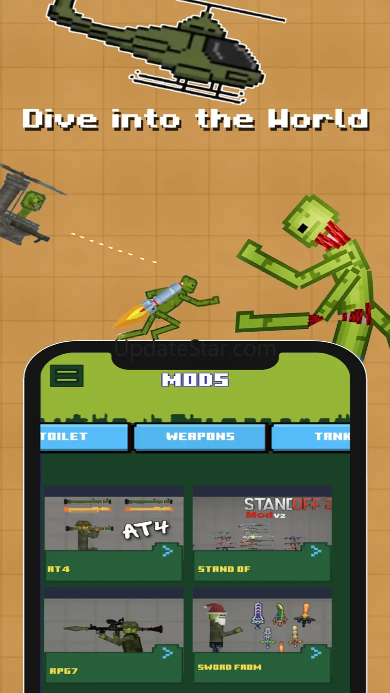 Mods for Melon Playground - PG 15