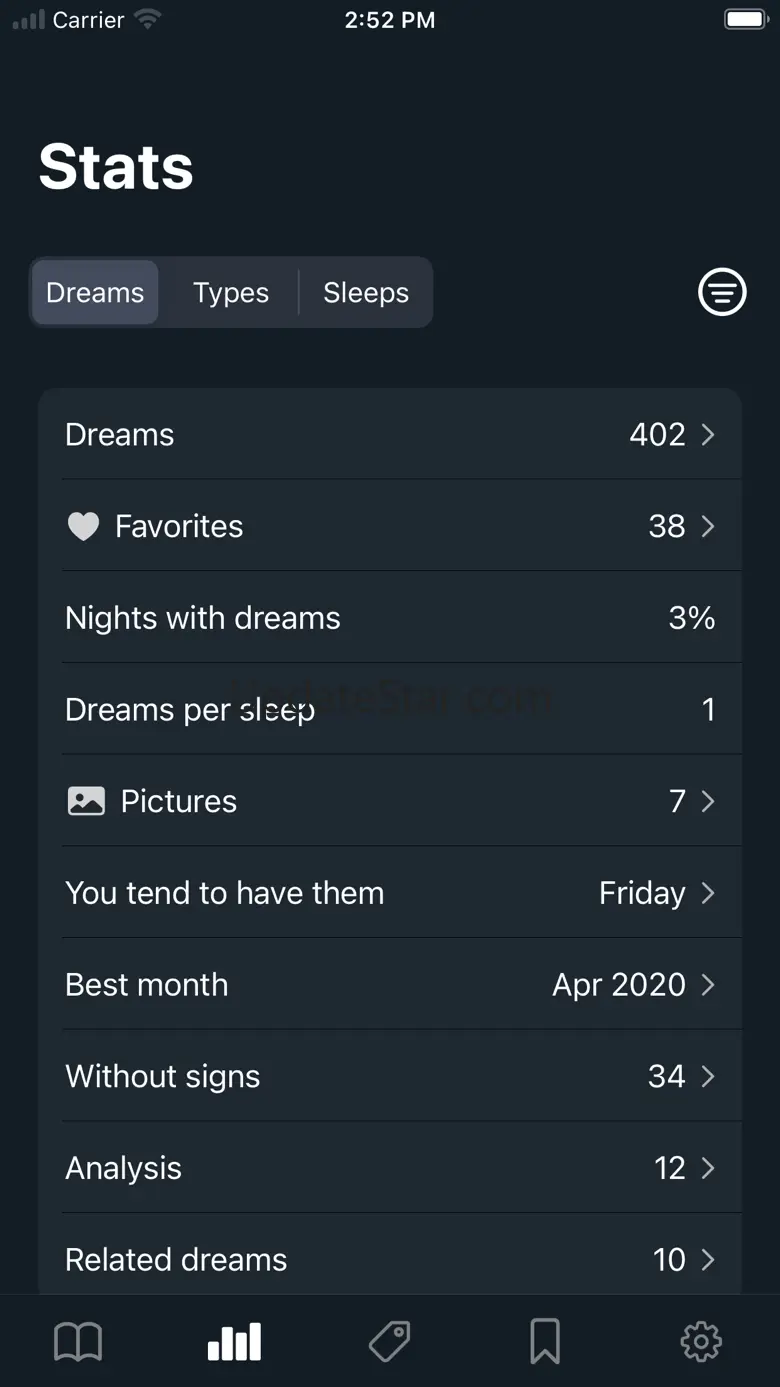 Dreams: Your dream journal 2.3.3