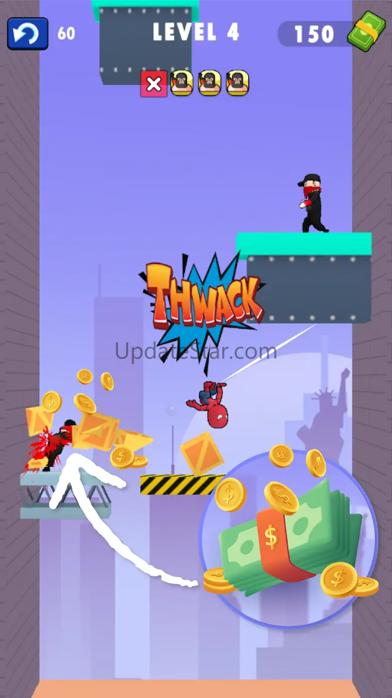 Web Rope Hero Battle