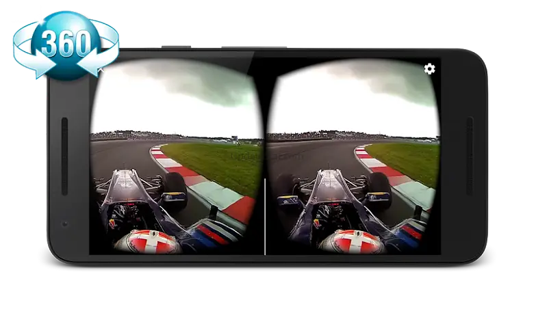 VR videos with 360° view