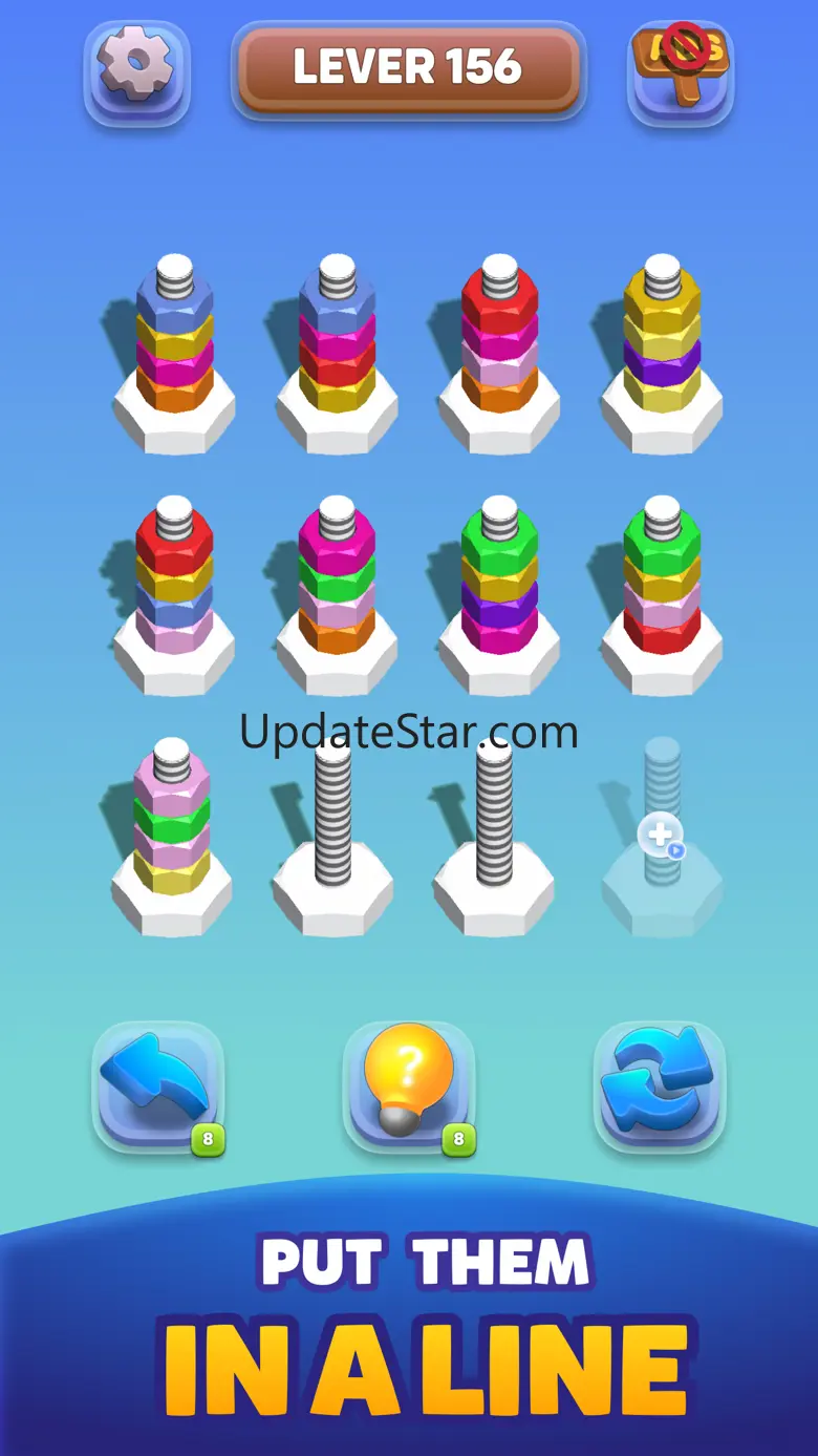 Wood Nuts & Bolts: Colors Sort 1.0.7
