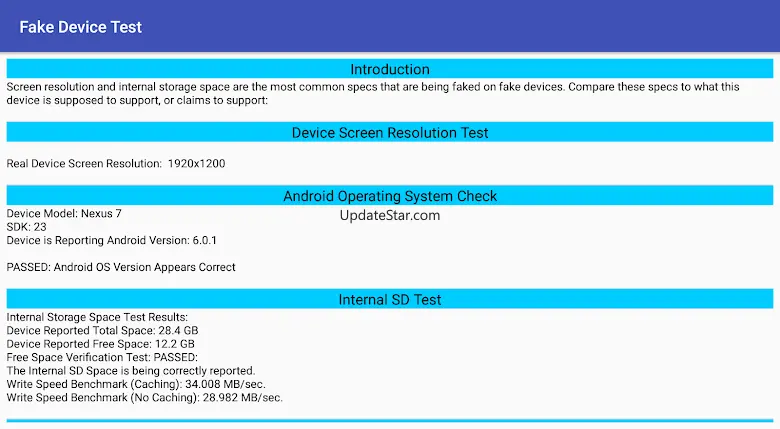 Fake Device Test 5.0