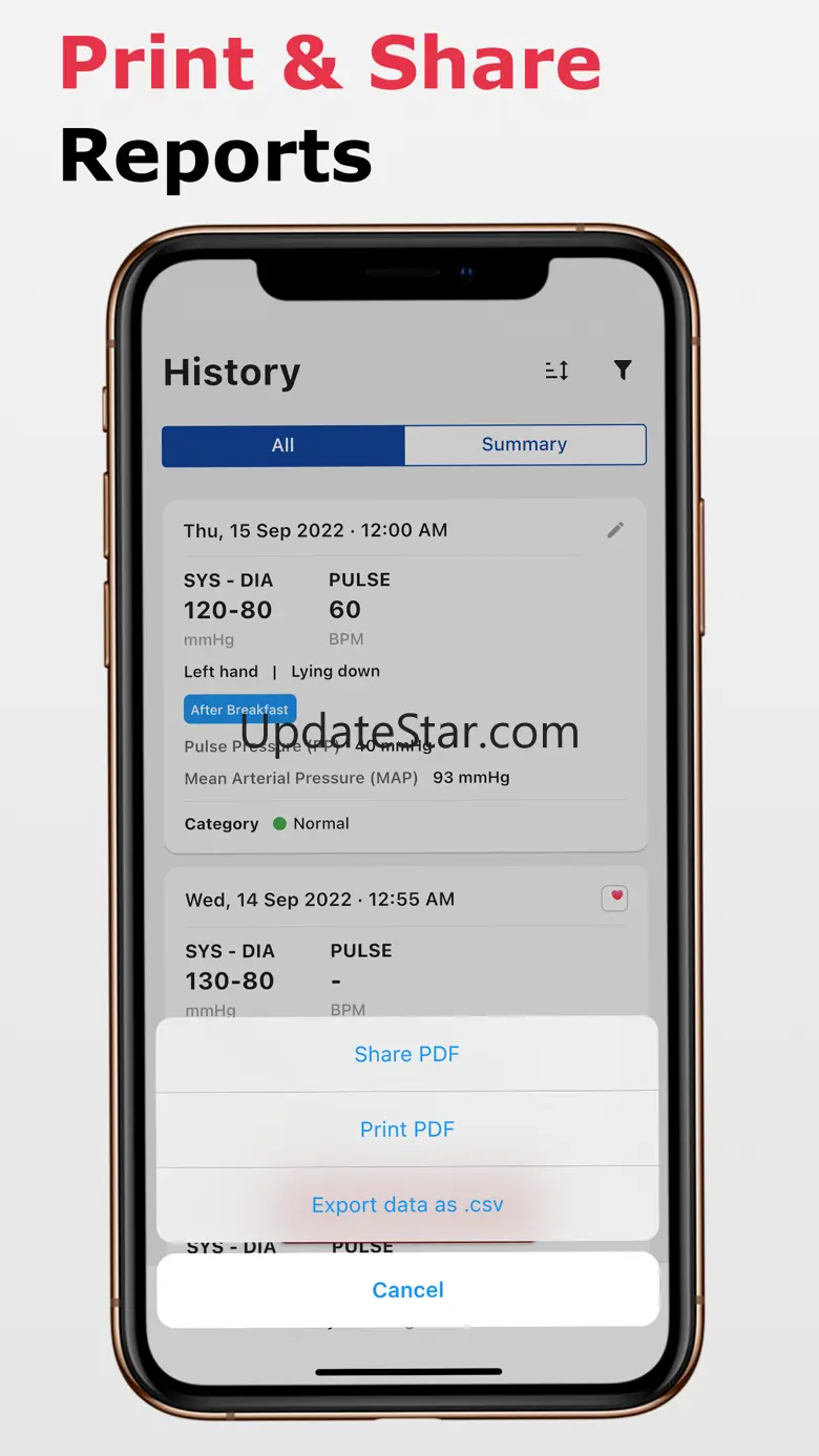 Blood Pressure Tracking App 1.5.0
