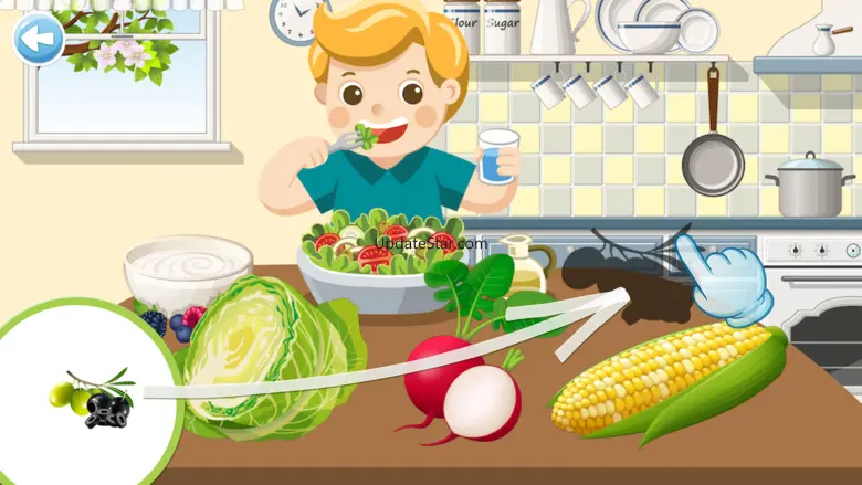 Kids puzzle games - learn food 7