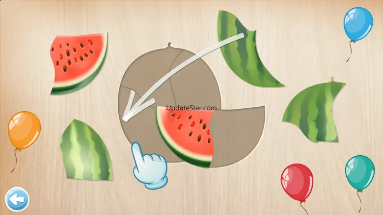 Kids puzzle games - learn food 7