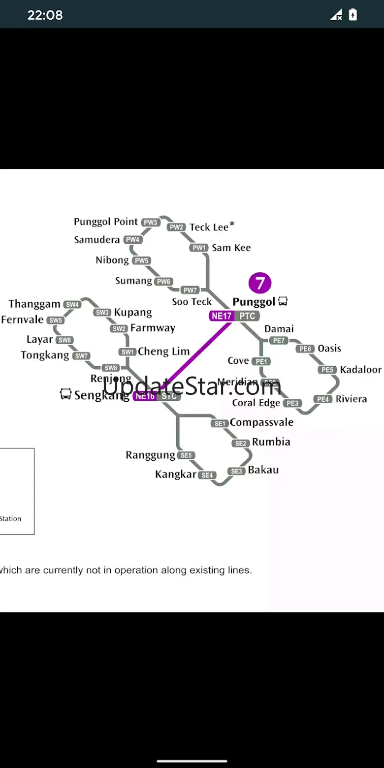 Singapore Metro Map MRT & LRT 1.6.0