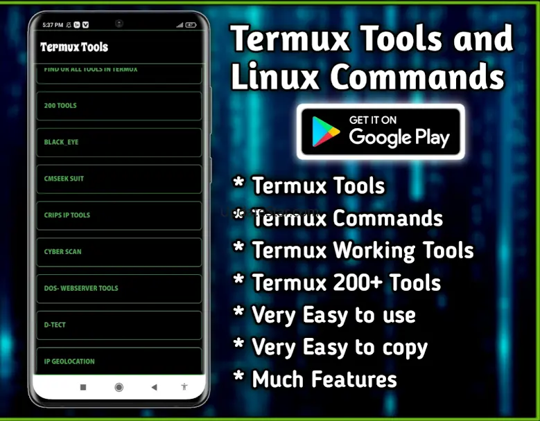 Termux Tools & Linux Commands 9.3