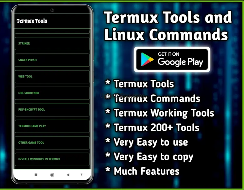 Termux Tools & Linux Commands 9.3