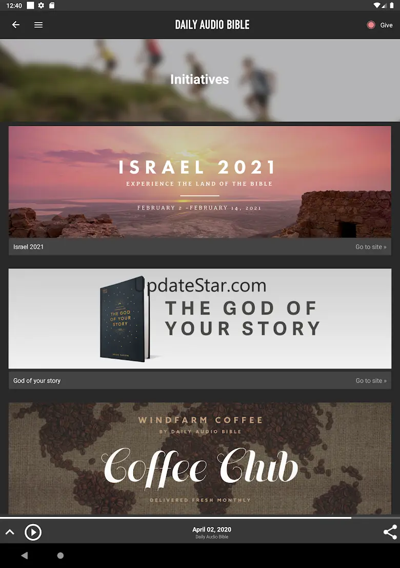 Daily Audio Bible Mobile App 1.3.10