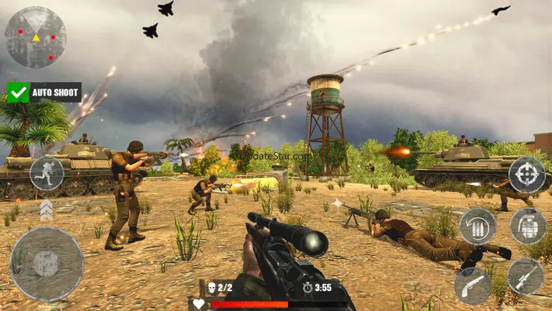 World War: Army Games WW2 2.2