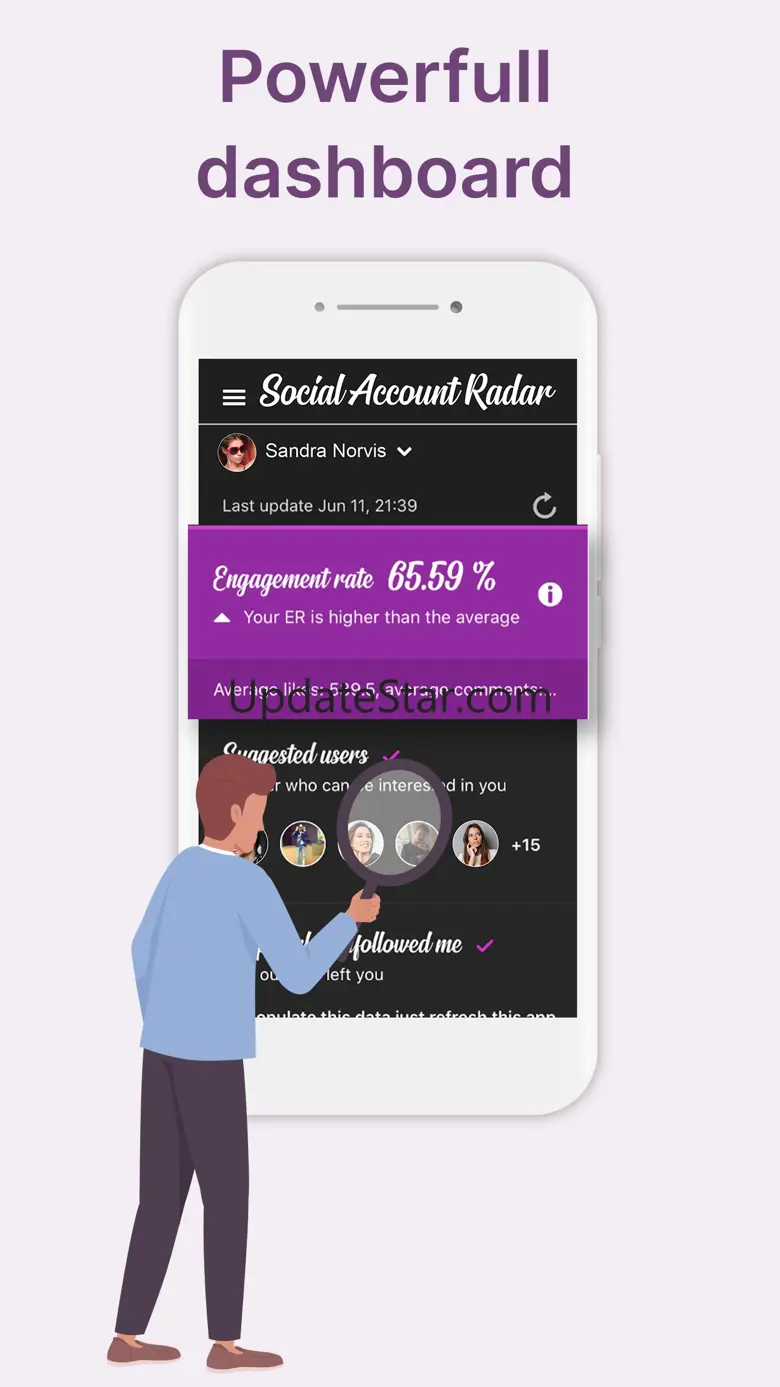 Who interacts with my profile. 4.3