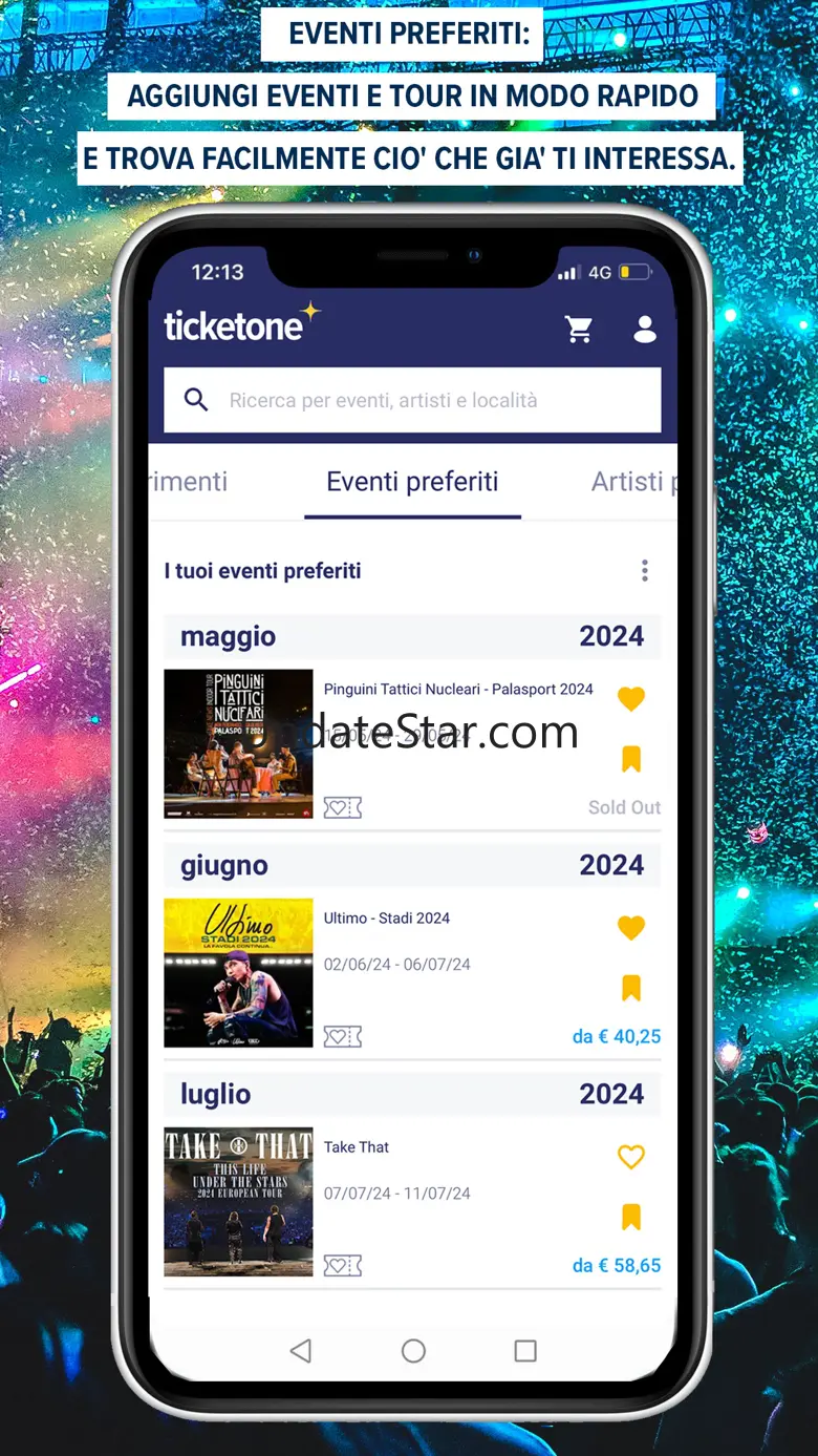 TicketOne 4.38
