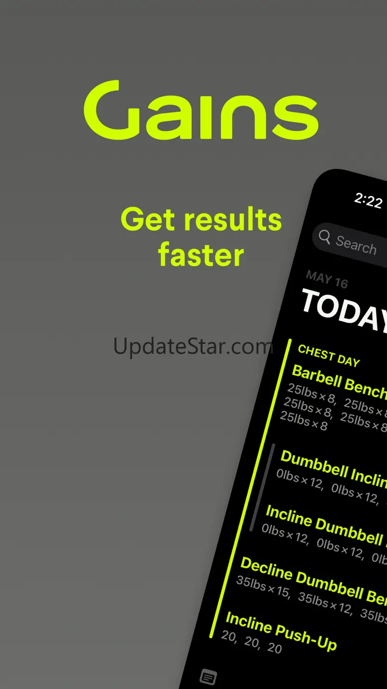 Gains Workout Tracker Gym Log 3.1.2