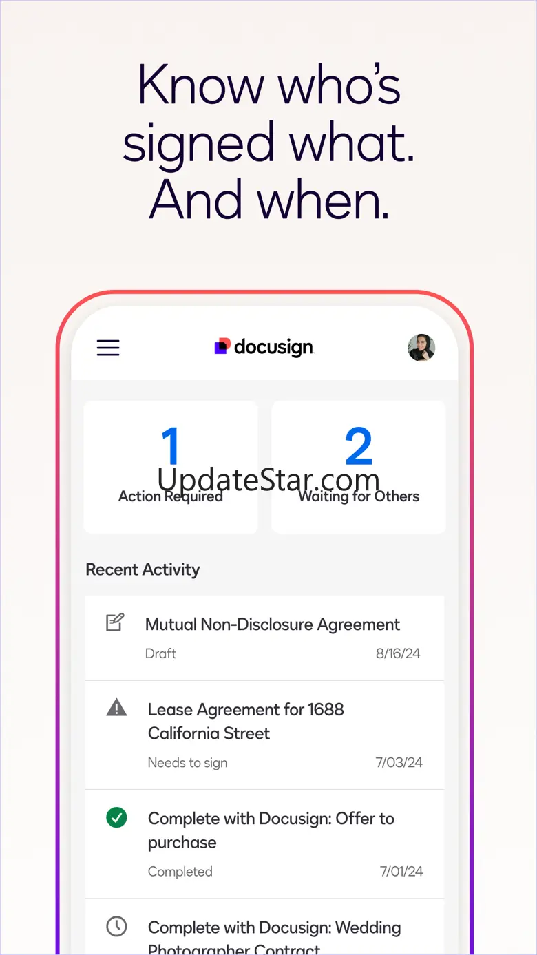 DocuSign - Upload & Sign Docs 3.31.1