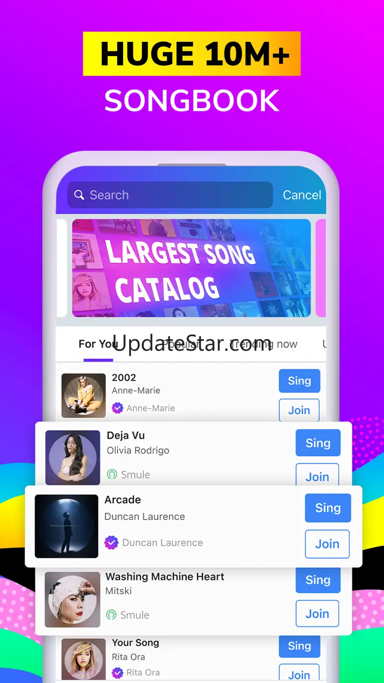 Smule: Sing Songs & Make Music 12.5.9