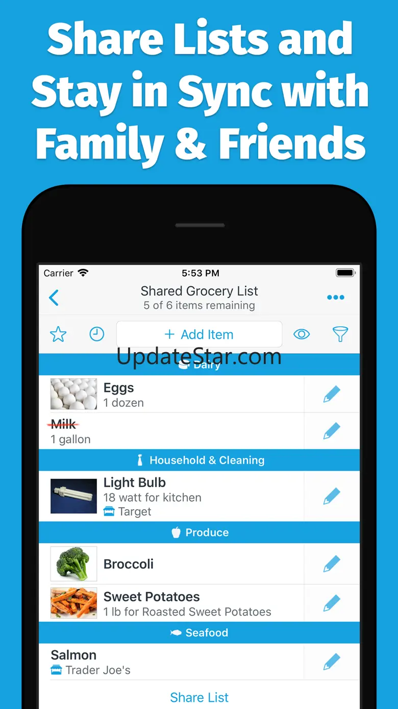 AnyList: Grocery Shopping List 5.28