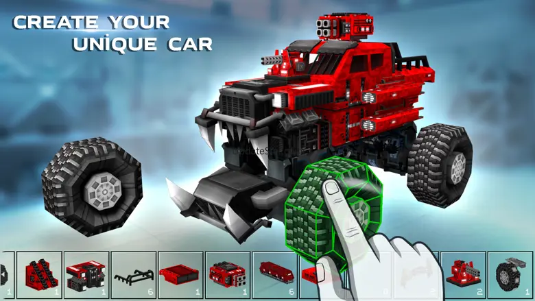 Blocky Cars - tank games 8.3.9