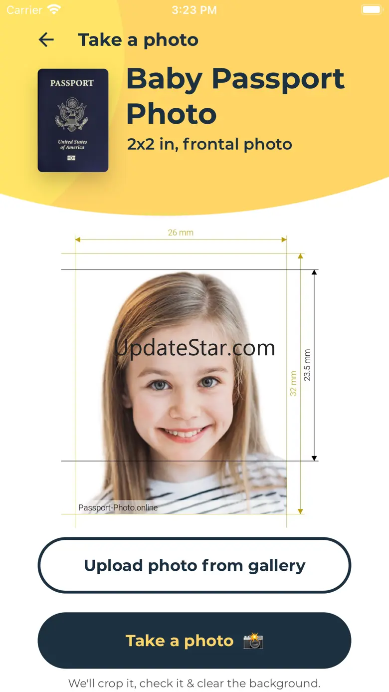Passport Photo US - 2x2 Size 2.4.1