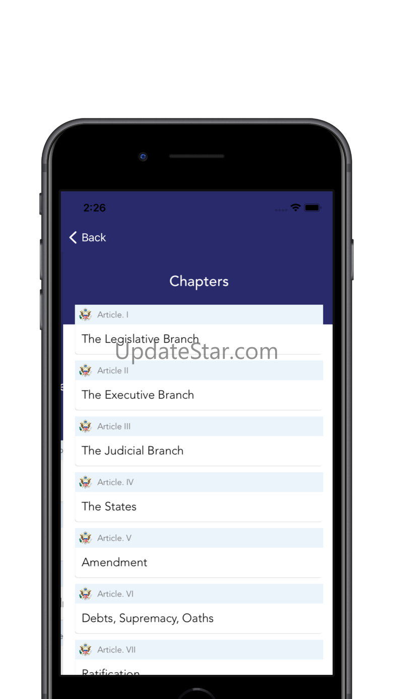 Constitution of United States. 2.2.2