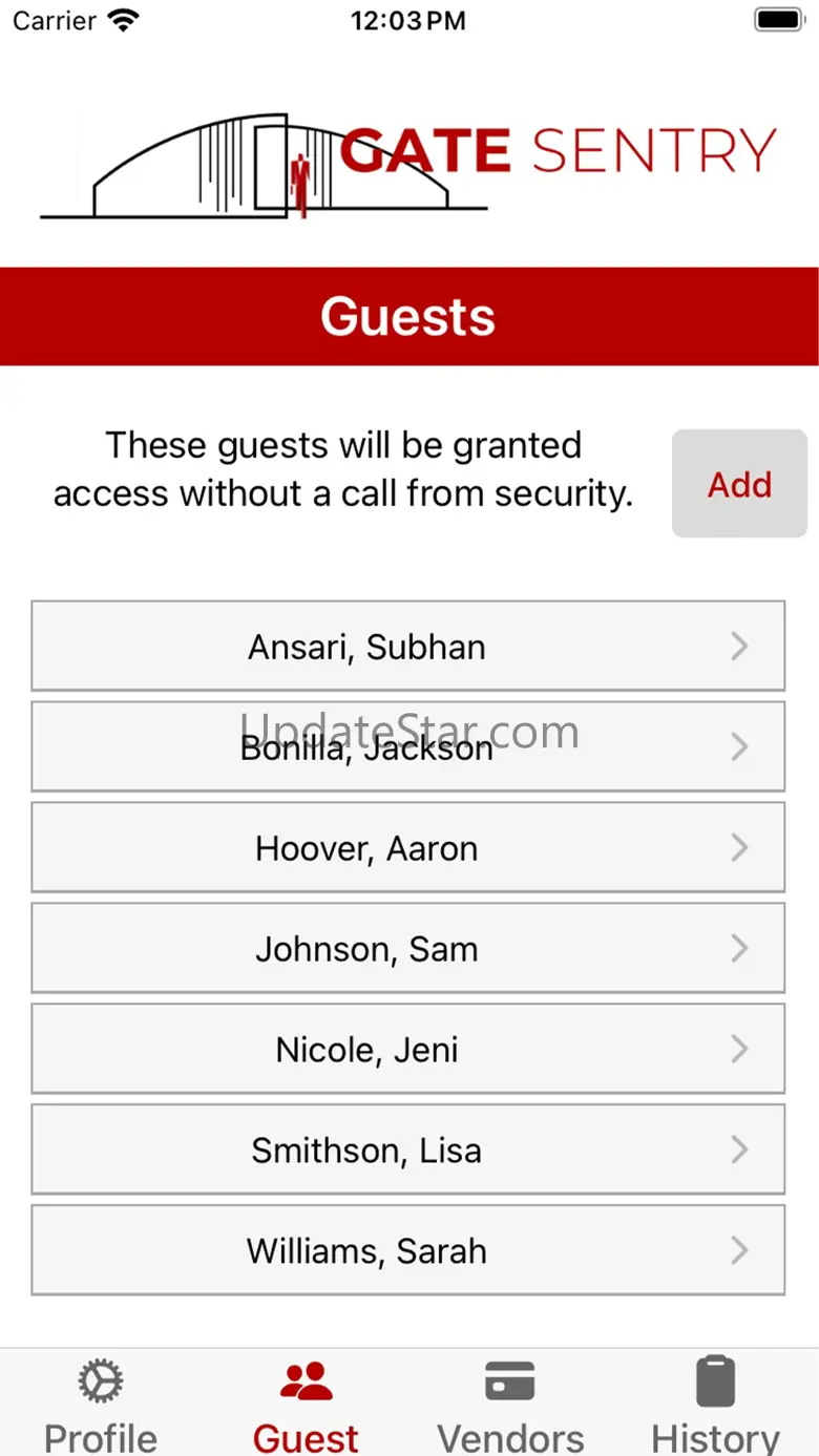 Gate Sentry 2.1.1