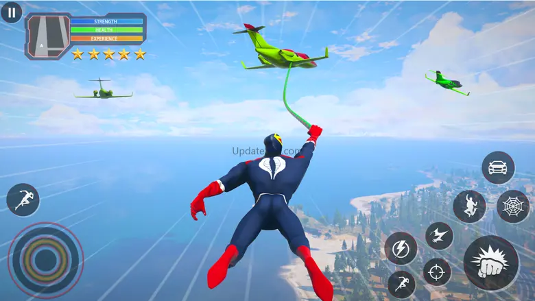 Fly Spider Rope Hero Man Games 1.4.4