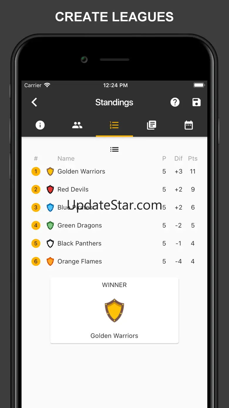 Winner - Tournament Maker App 10.2.0