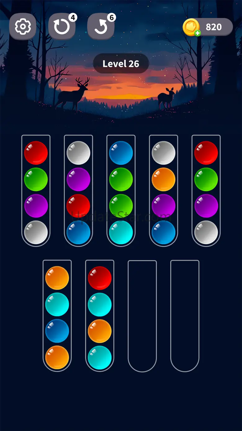 Color Ball Sort : Puzzle 1.1.9