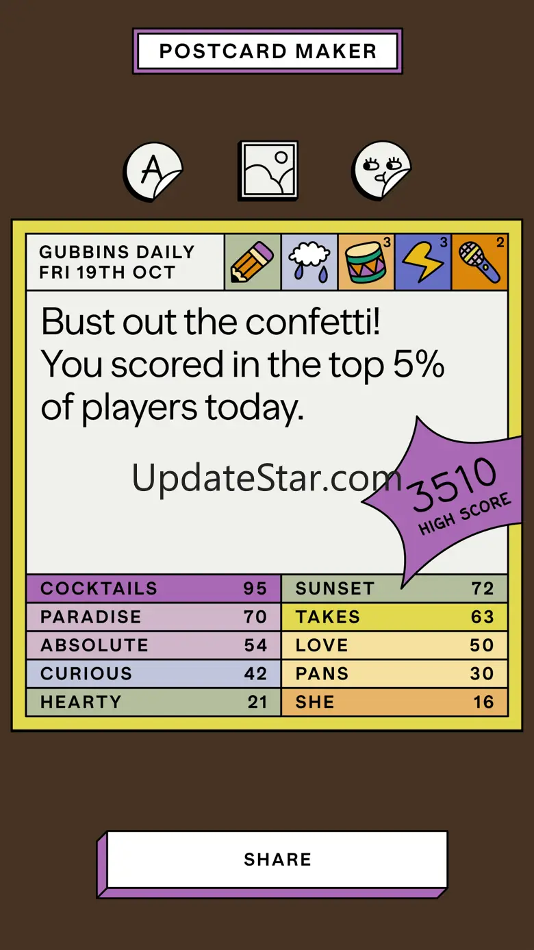 GUBBINS — It's a word game 1.1.1