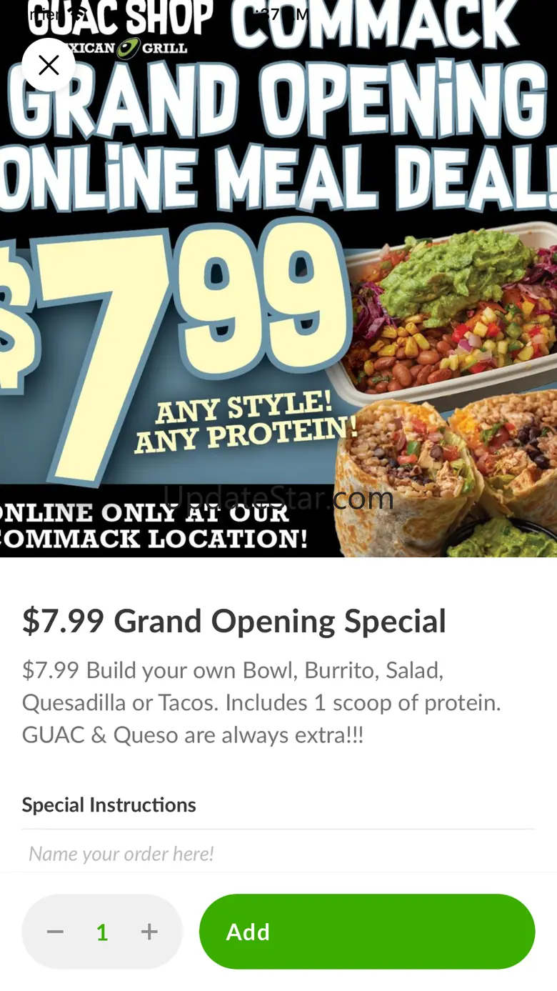 Guac Shop Mexican Grill 3.29.0