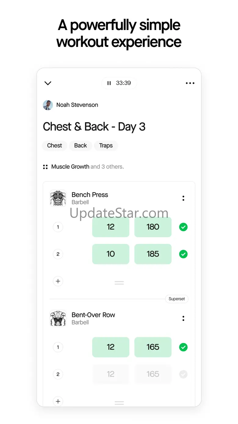 IRON Weight Lifting Tracker 2.5