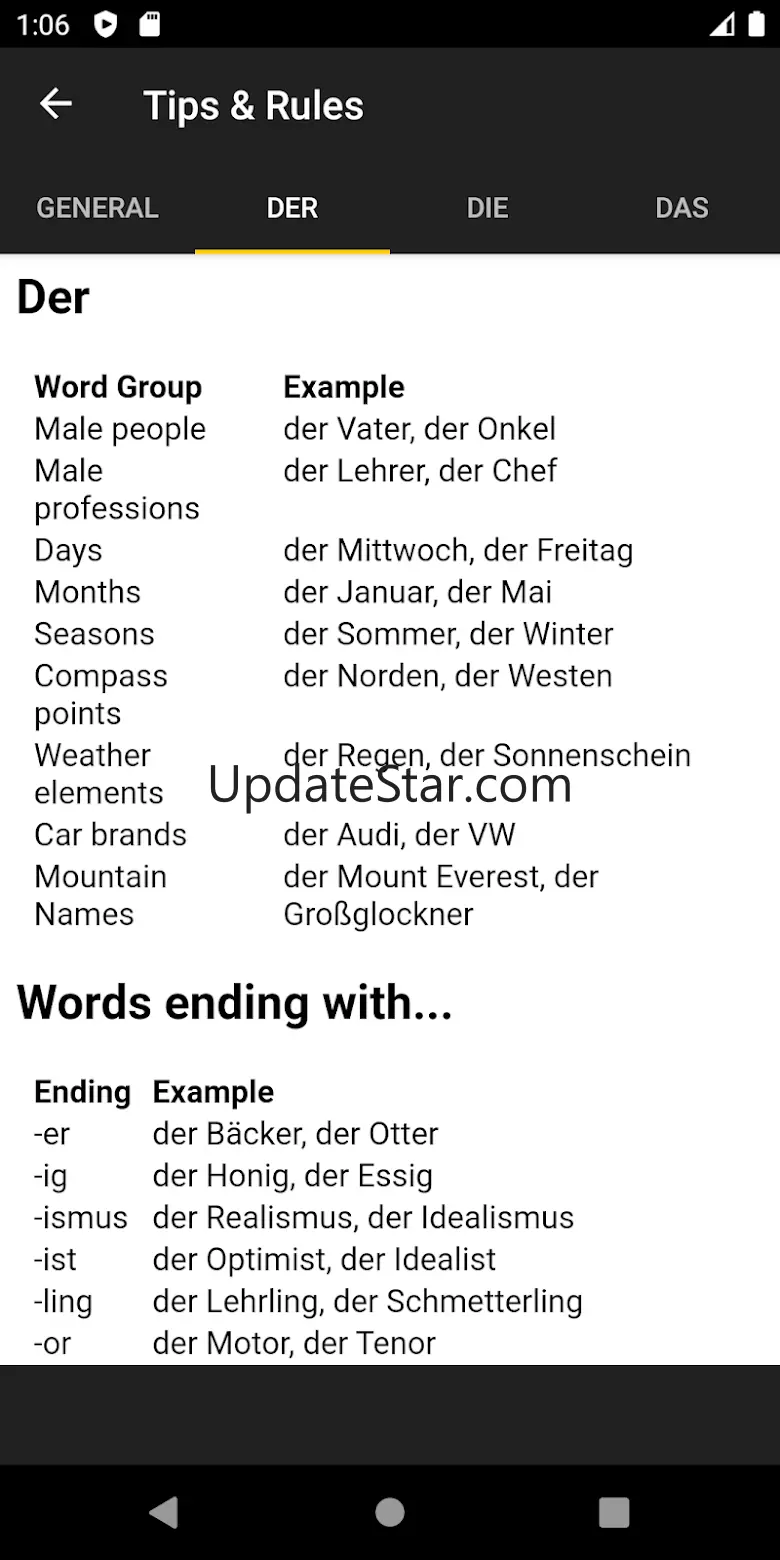German Article Quiz 1.15