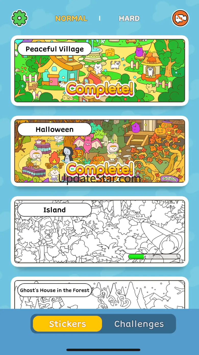 StickerTown Puzzle: Color book 0.1.08