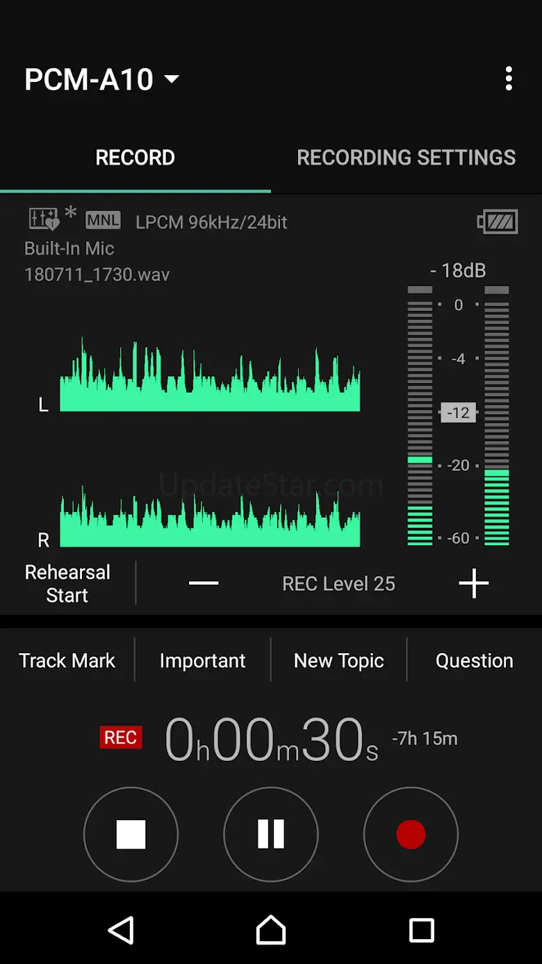 REC Remote: Sony IC Recorder 3.3.0