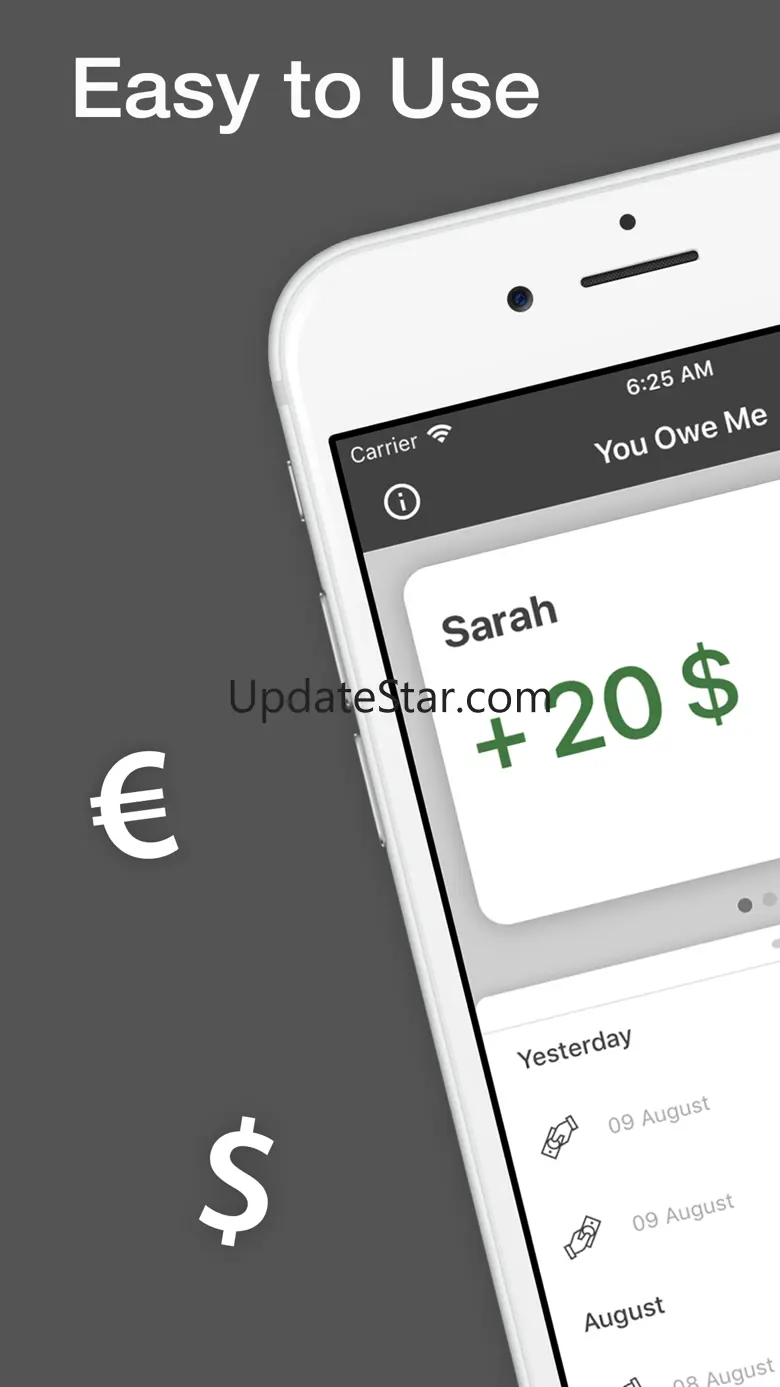 Debt, Loan tracker: You owe me 5.5.7