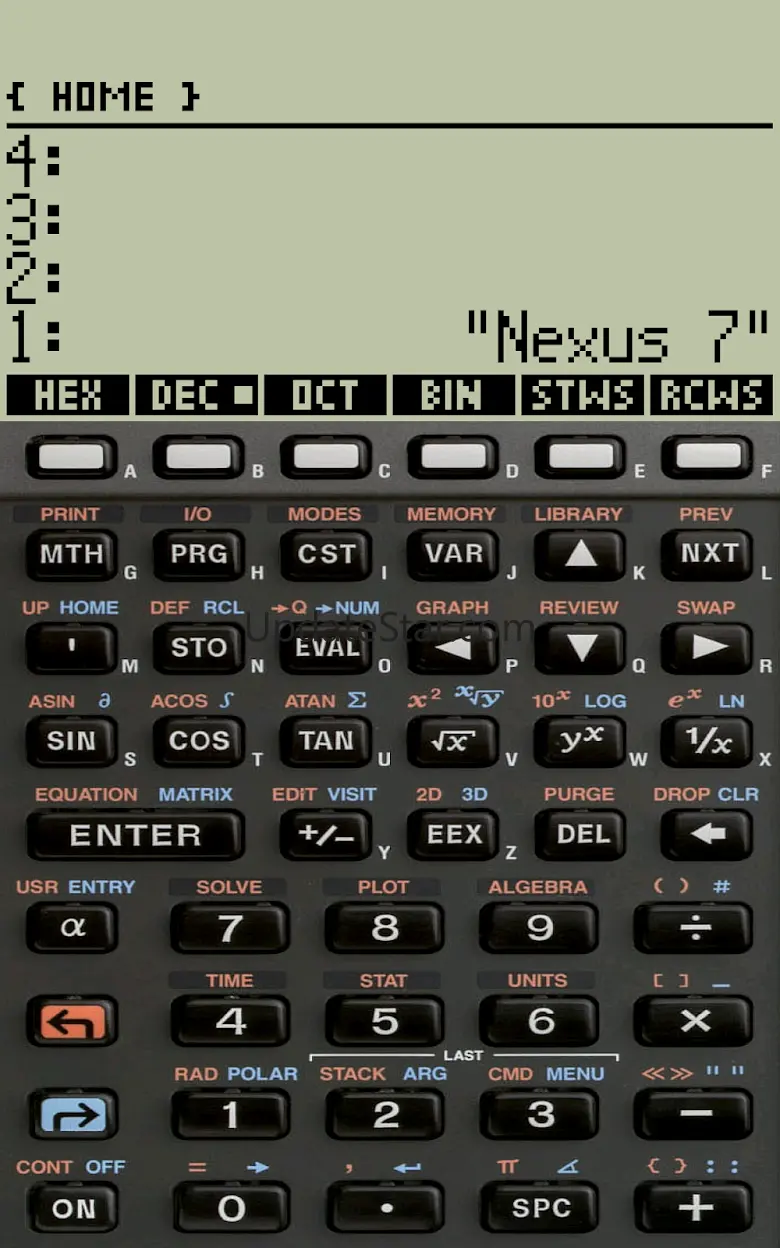 48sx, a vintage RPN calculator v13.1