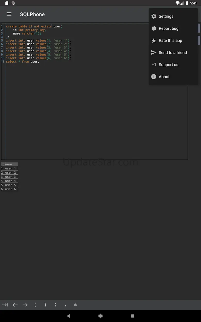 SQLPhone : SQL Interpreter 1.0.4