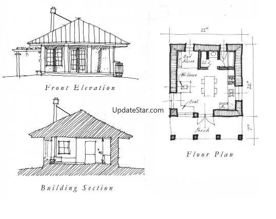 modern sketch house plans 9.1