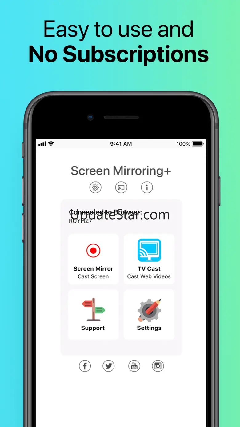 Screen Mirroring+ App 2.13