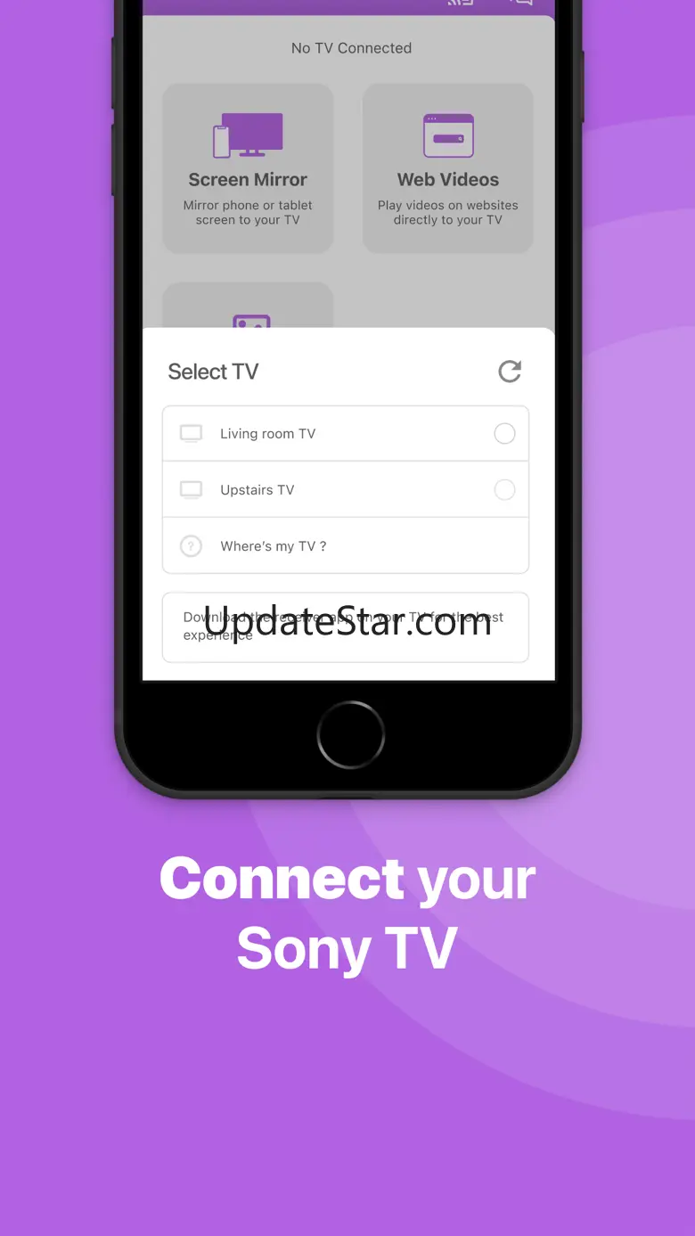 Sony TV Screen Mirroring Cast 5.1.5