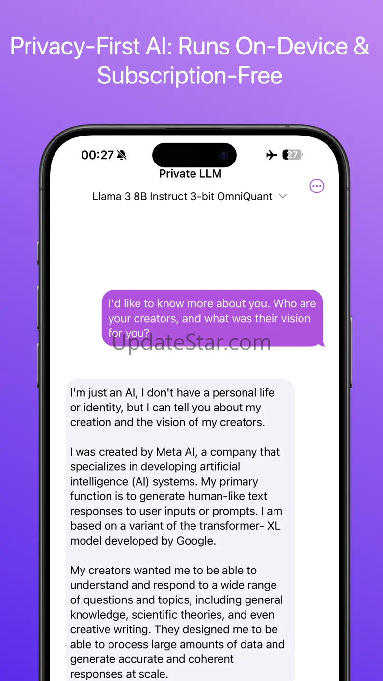Private LLM - Local AI Chatbot 1.8.5
