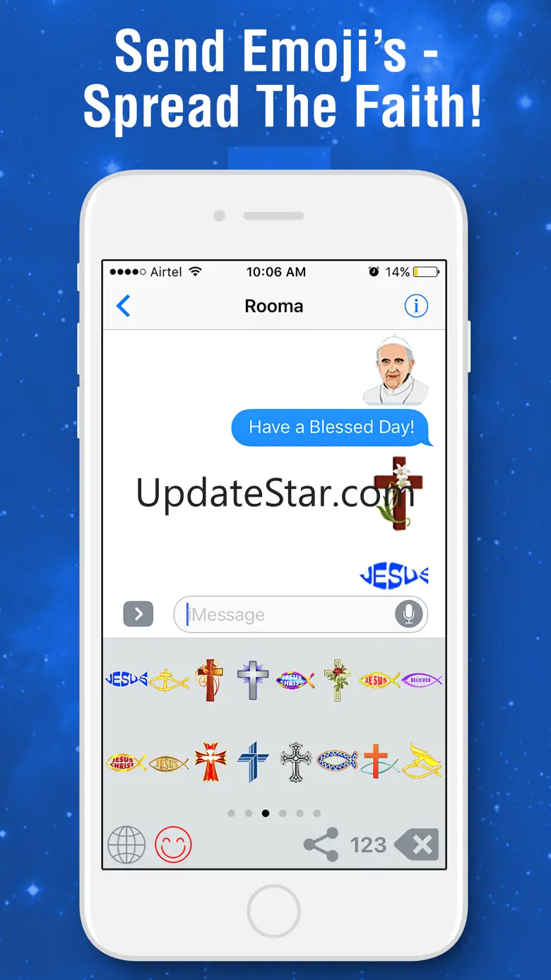 Christian Emoji-Bible Stickers 3.2