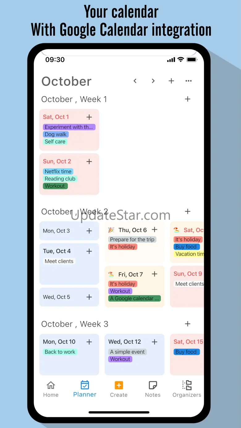 Schedule, Bullet - Journal it! 9.6.6
