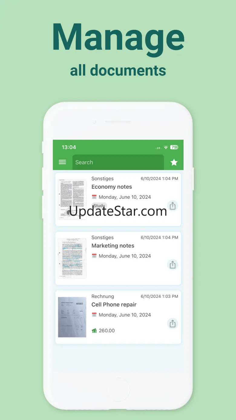 PDF Scanner App, OCR: Docutain 2.37