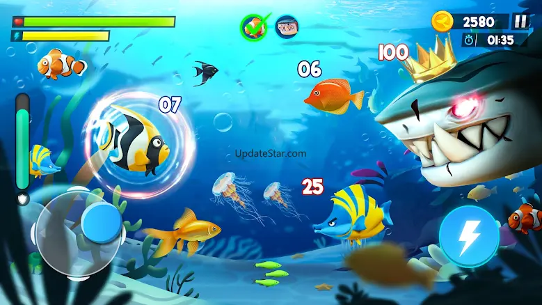 Hungry Shark Attack: Fish Game 1.4