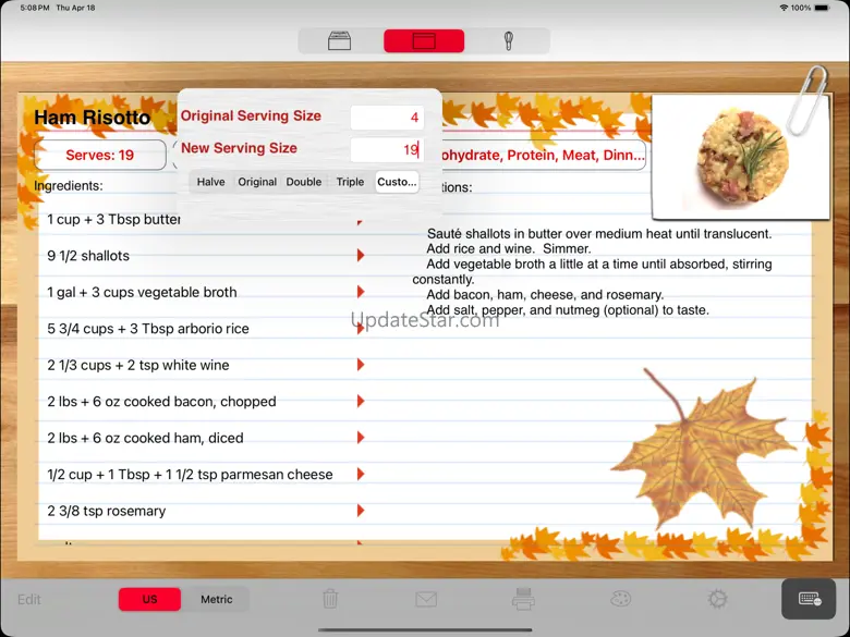 Recipe Manager - Serving Sizer 2.1.0