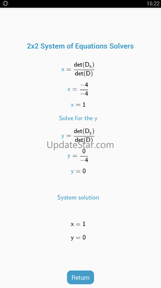 2x2 System of Equation Solvers 1.3