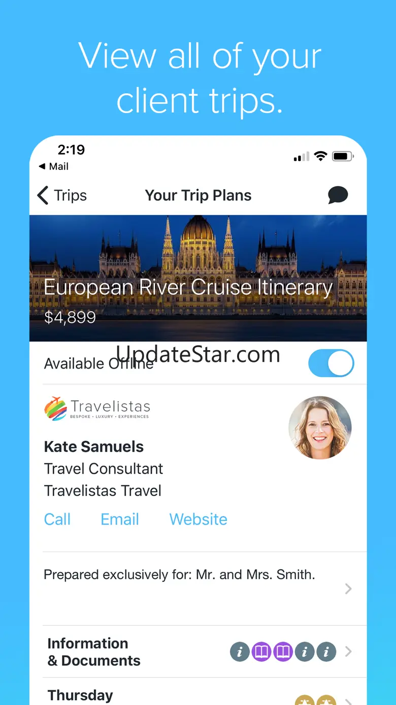 Travefy Pro: View Client Trips 5.0.12