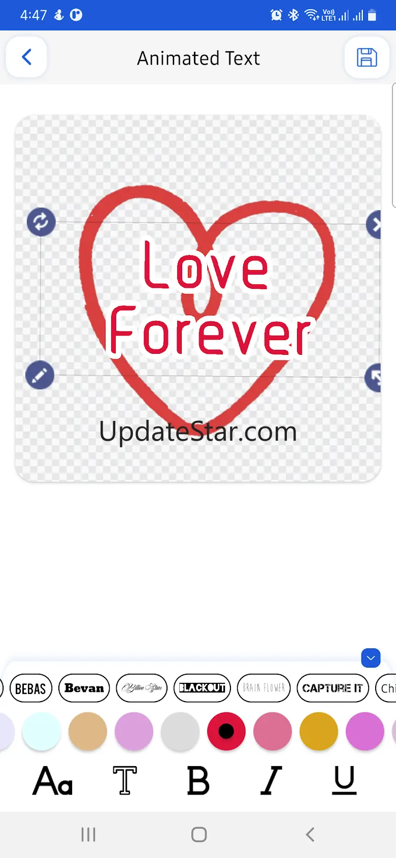 Animated Text Sticker Maker 2.0