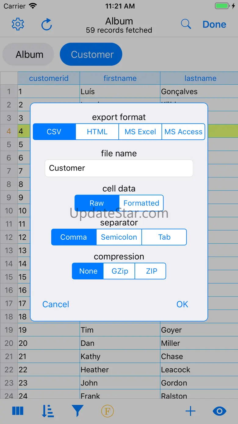 SQLite Mobile Client 6.15